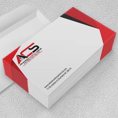 An example of a type of business card that is common for the     area.